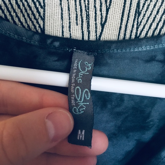 Blue Tie Dye Tunic - Picture 4 of 4